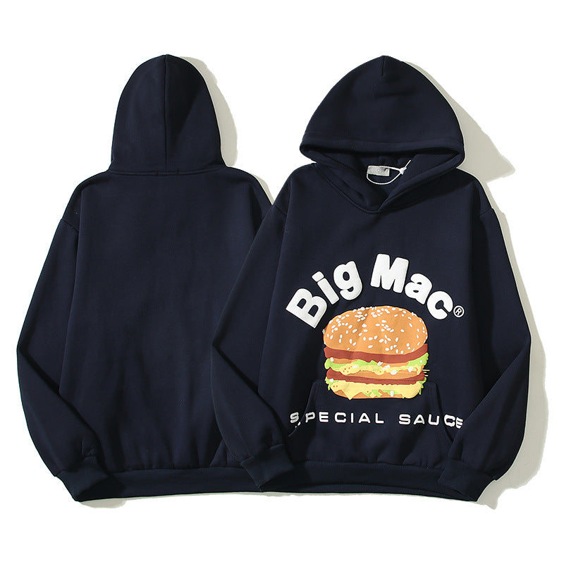 Kanye West Sunday Service Hoodie Kanye Big Mac Fleece-Lined Puff Print