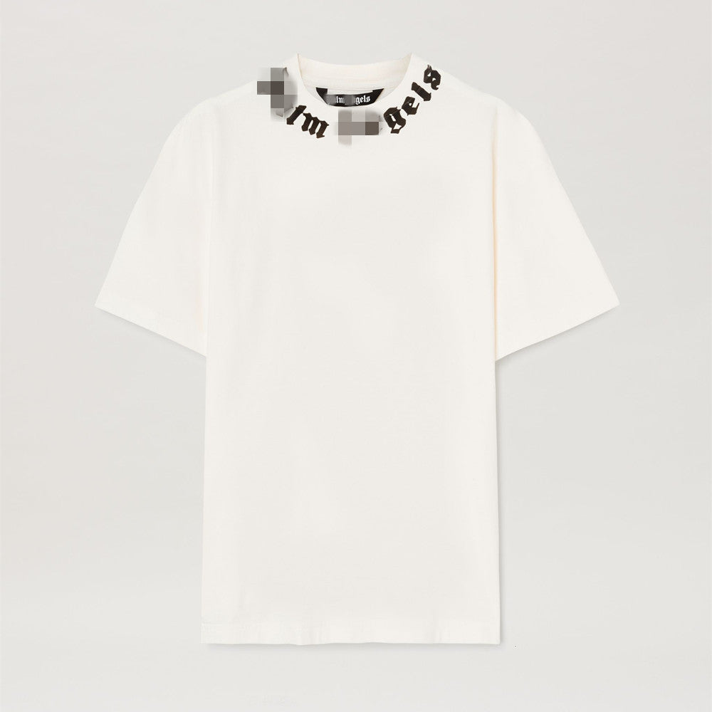 Palm Angels T Shirts Scarf Print Short Sleeve T-Shirt