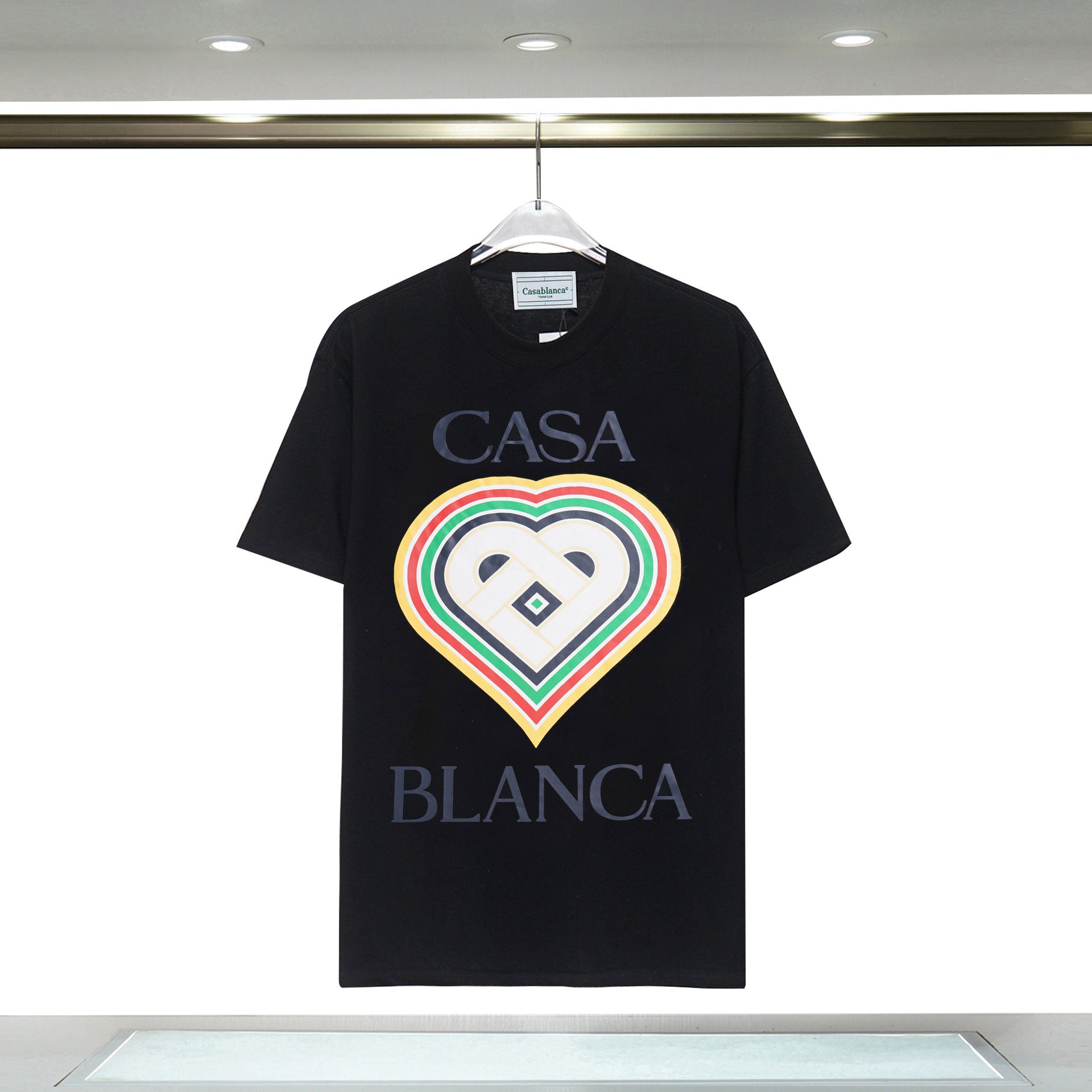 Casablanca T Shirts Rainbow Gate Alphabet
