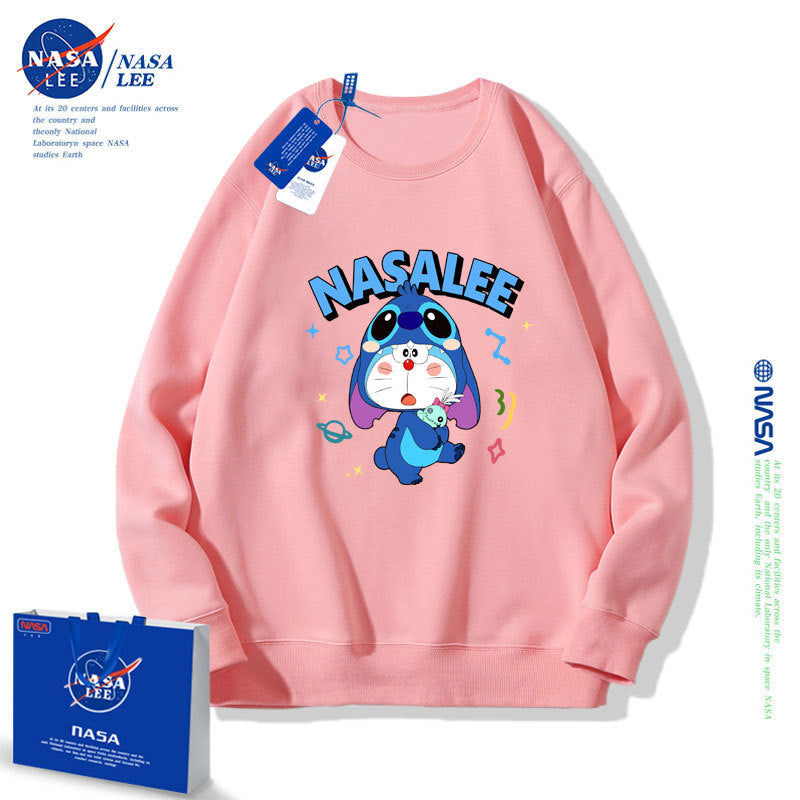 Nasa Children Hoodie Nasa Sweater Children'S Autumn Loose Round Neck