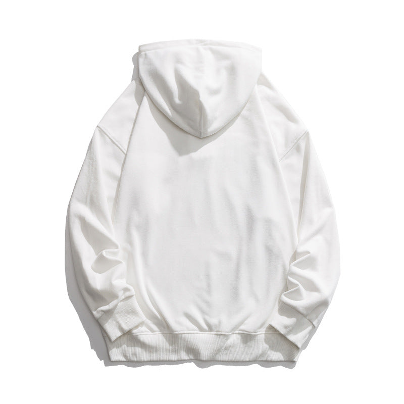 Man Fall Outfis Autumn Hip Hop Printed Hoodie Loose Top