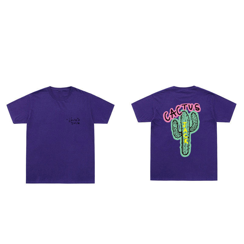 Summer New Cactus Jack T shirt Men Women High Quality Top
