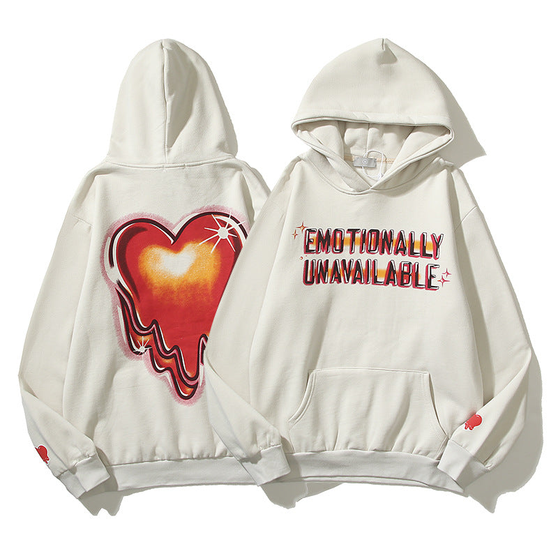 Kanye West Sunday Service Hoodie Autumn And Winter Hoodie Men And Women Dissolved Love Loose
