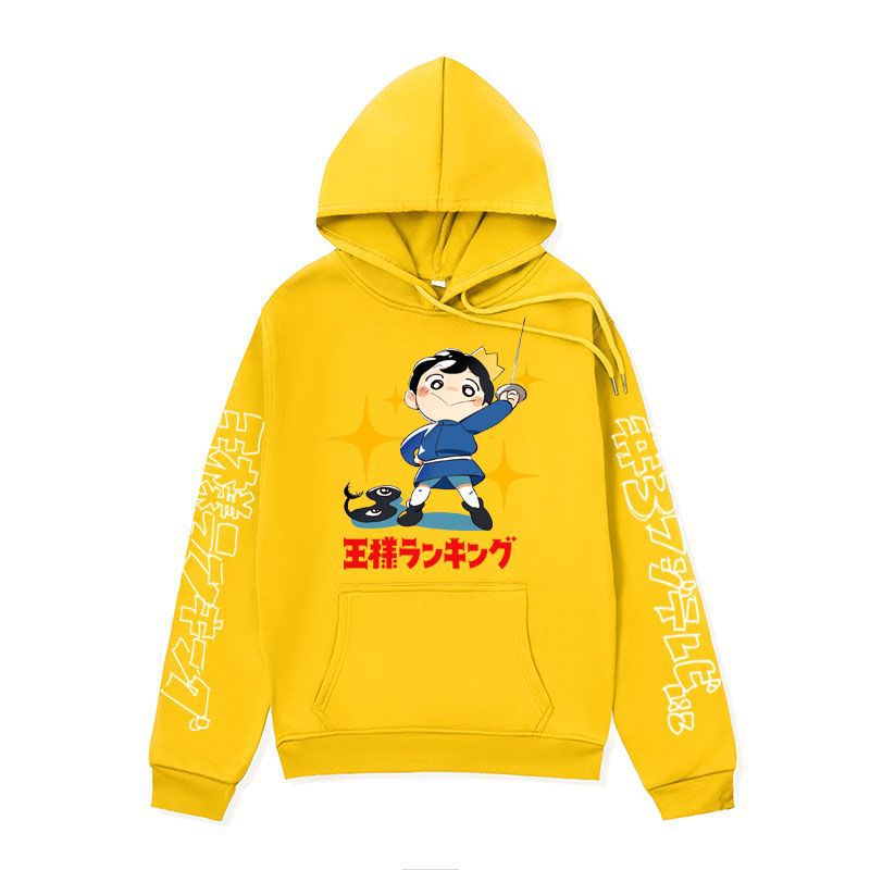 Anime Hoddies King's Ranking Sweatshirt Poji King Print Hoodie