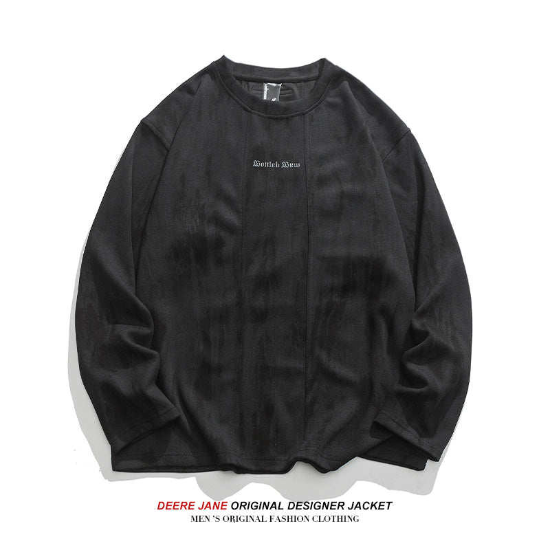 Men Pullover Hoodie Spring Sweater Men's Loose All-Match Casual