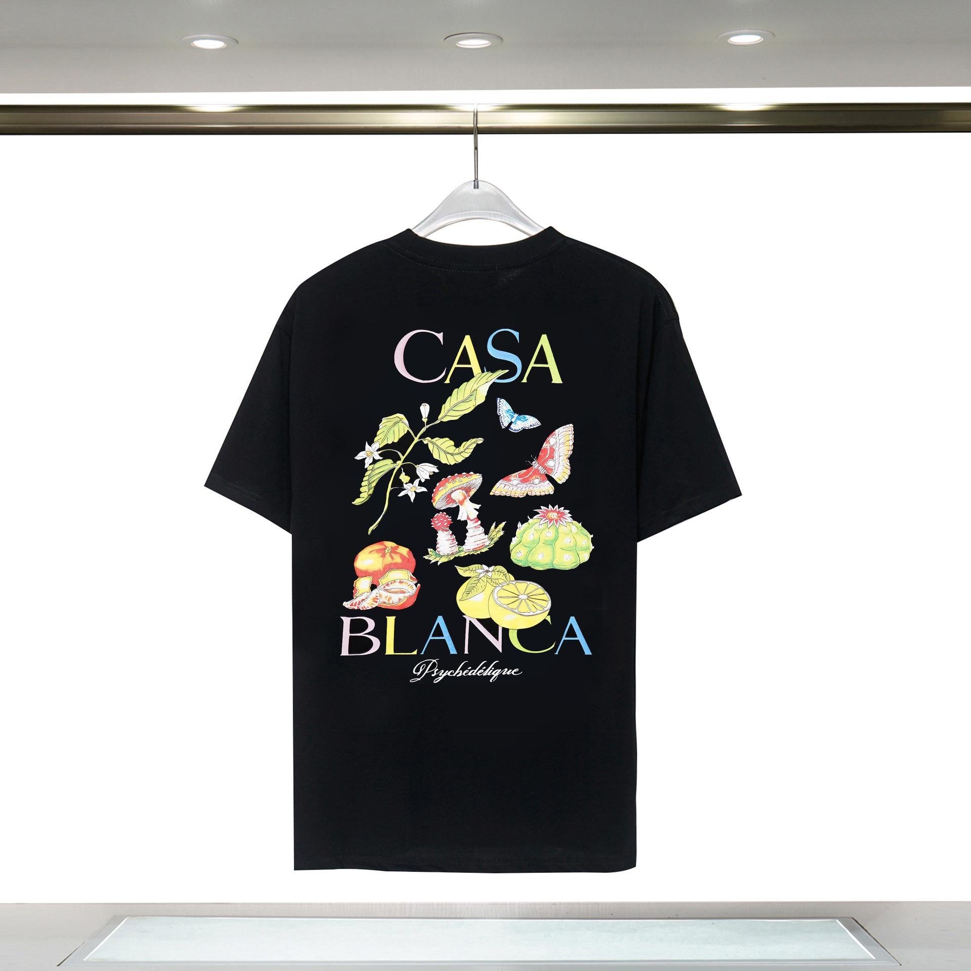 Casablanca T Shirts Fruit Plant Print Loose Tee