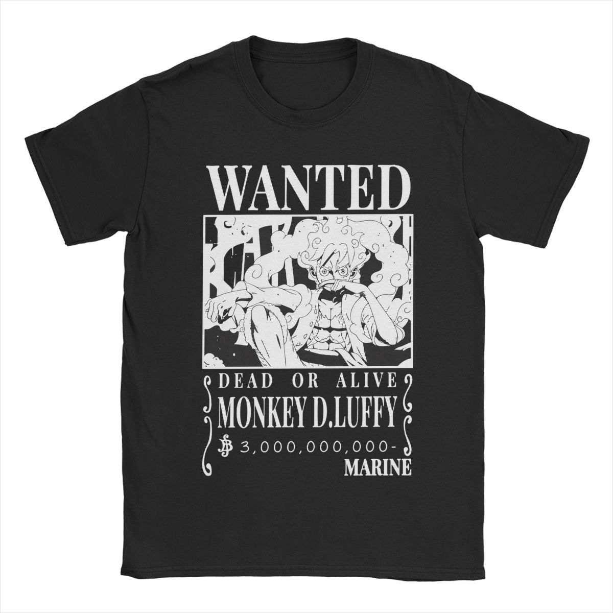 Men LUFFYS FLAG Ones Anime Pieces T Shirt  Cotton Clothing