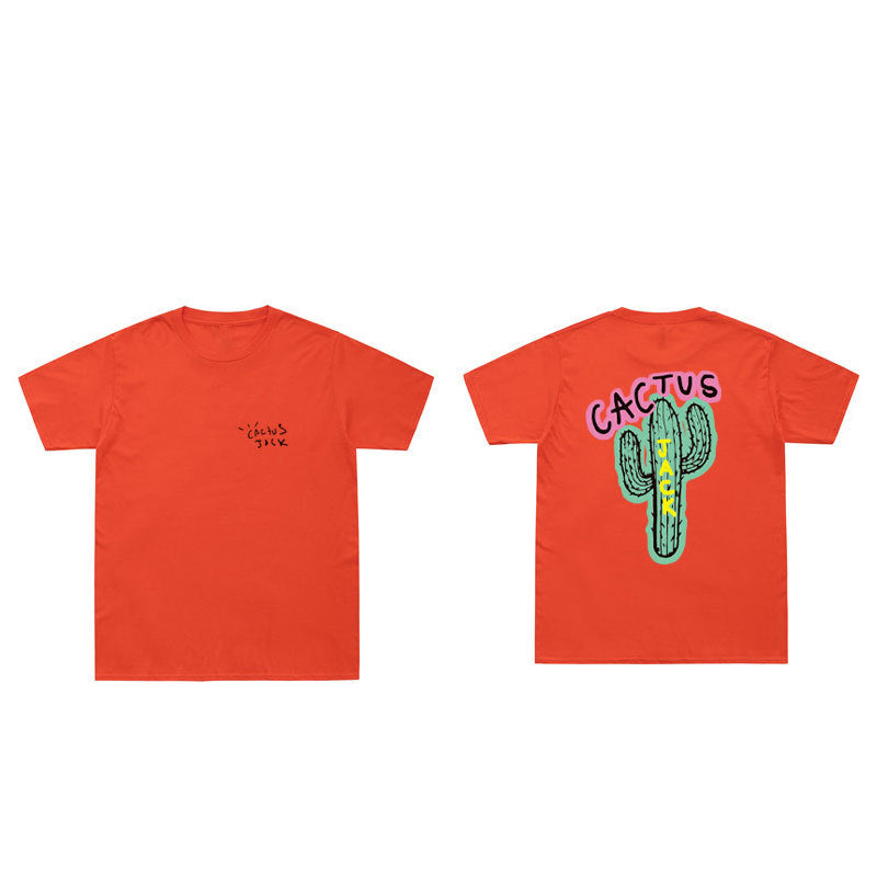 Summer New Cactus Jack T shirt Men Women High Quality Top