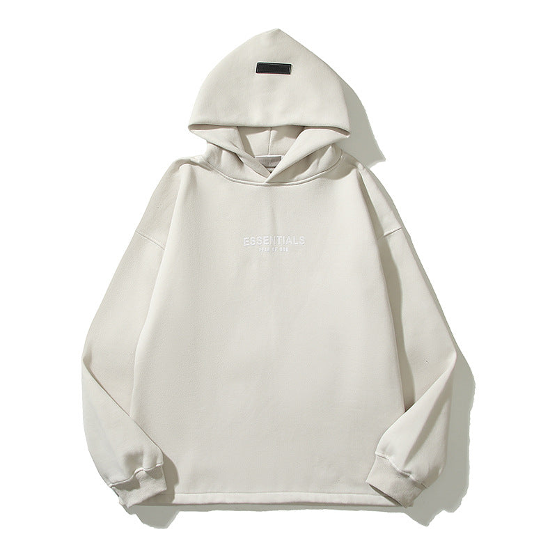 Kanye West Sunday Service Hoodie Fog Flocking Casual Hooded Sweater