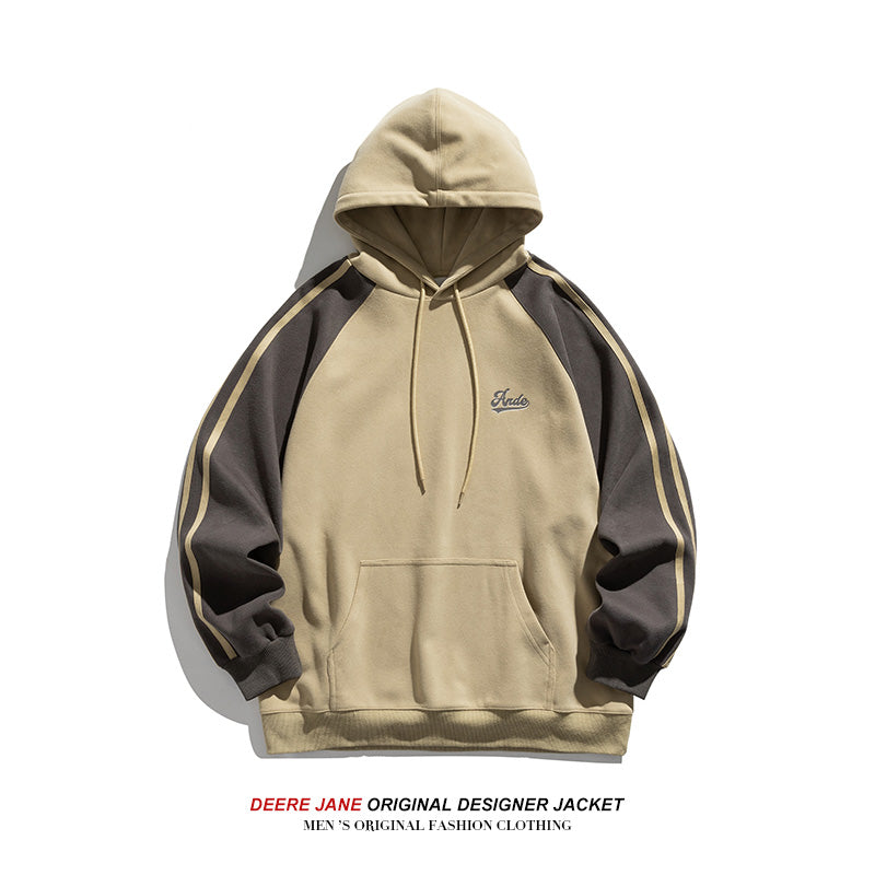 Men Pullover Hoodie Spring Sweater Men's Spring and Autumn Loose All-Match Casual Couple Style