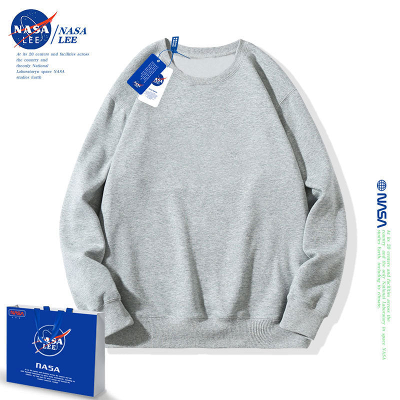 Nasa Children Hoodie Nasa Joint Name Children'S Round Neck Solid Color Hoodie Spring And Autumn