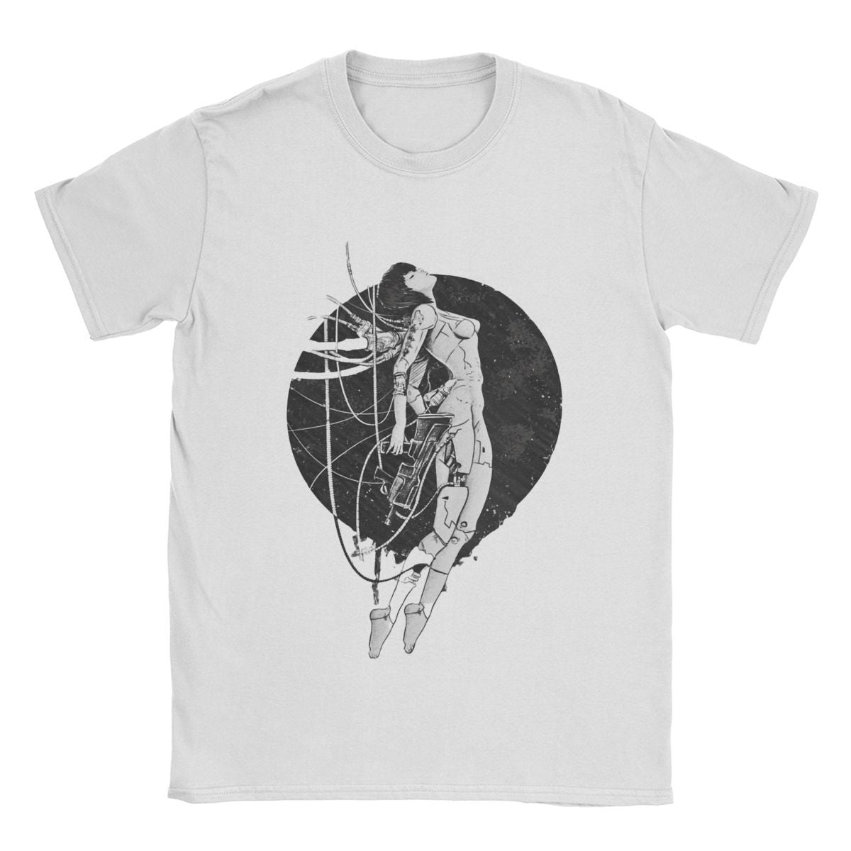 Ghost In The Shell T Shirts Men  Cotton Vintage T-Shirts