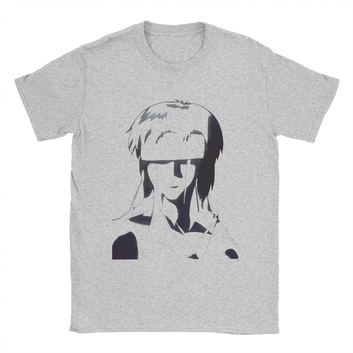 Ghost In The Shell Men T Shirts Anime Manga Casual T-Shirt