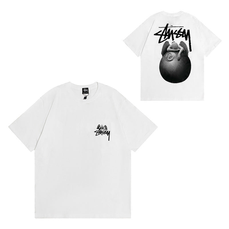 Stussy T Shirts Casual Versatile Loose T Shirts Couple
