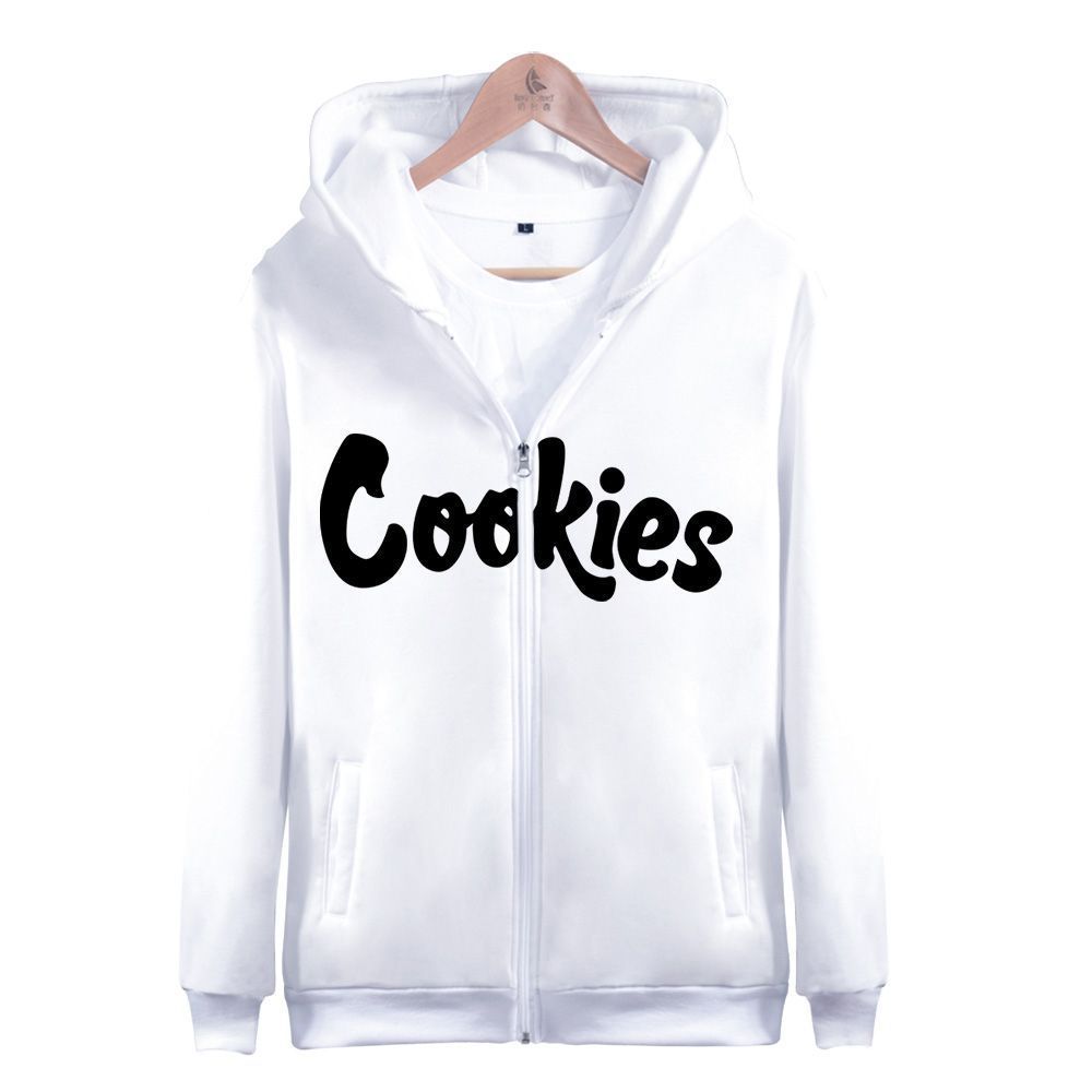 Cookies Hoodie Digital Printing Zipper Sweet Sweater