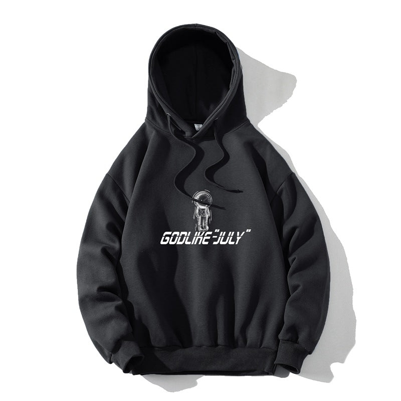 Men's Hoodie Cartoon Printed Casual Jacket