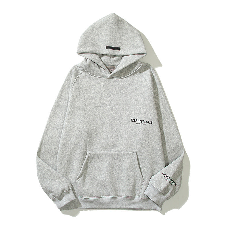 Kanye West Sunday Service Hoodie Fog Hooded Sweater Fleece-Lined Reflective Couple Sweater