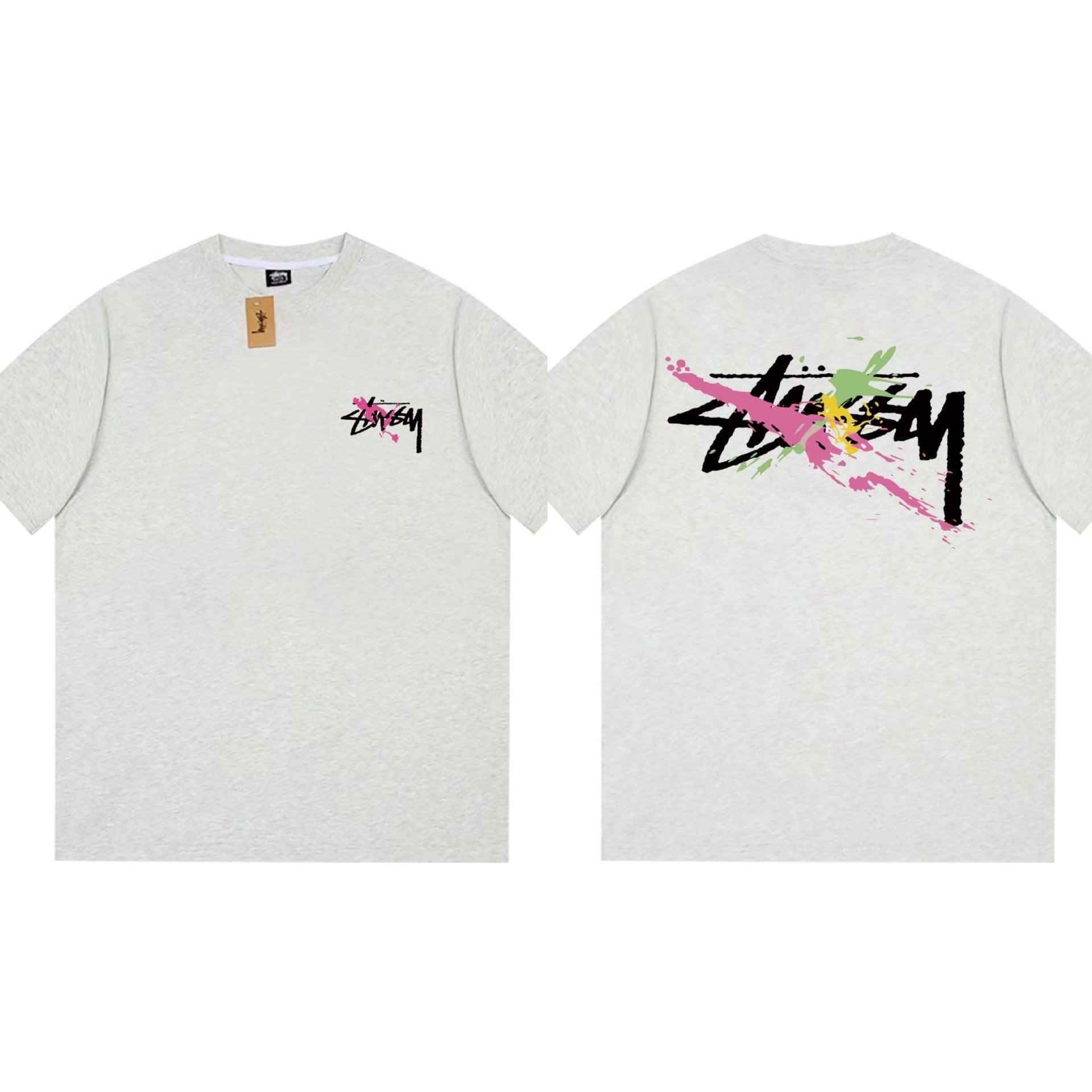 Stussy T Shirts Loose Casual T-Shirts Same for Men and Women