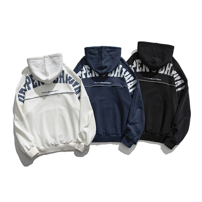 Mens Graphic Hoodies Men's Clothing Printed Hoodie Men's and Women's Loose Casual