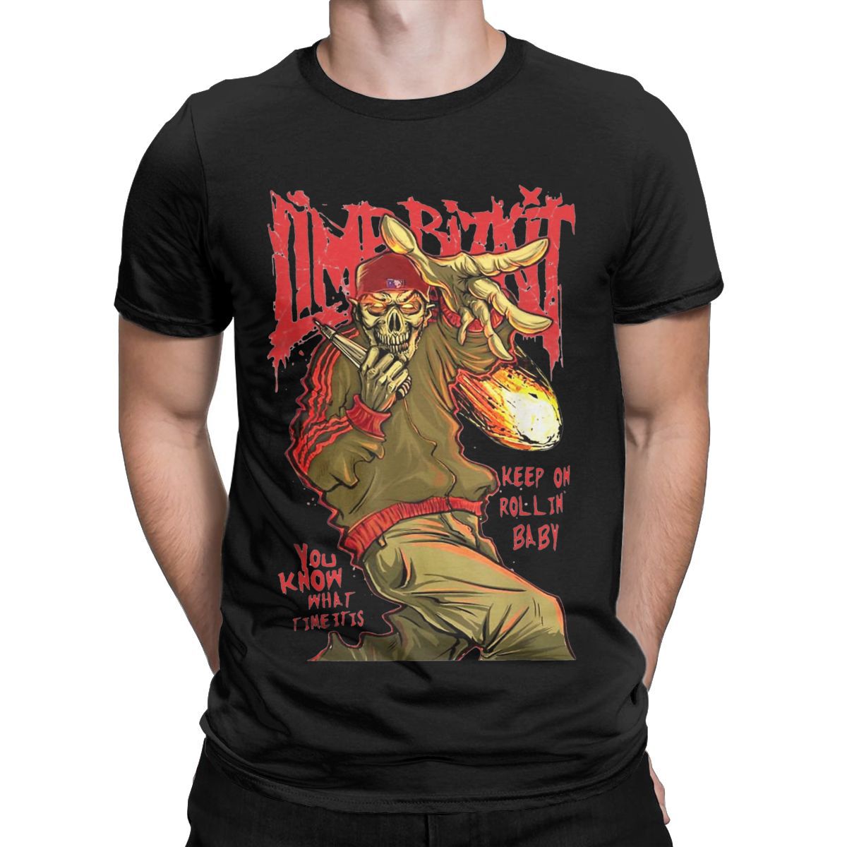 Limp Bizkit Band Men's T Shirts Awesome Tees Short Sleeve