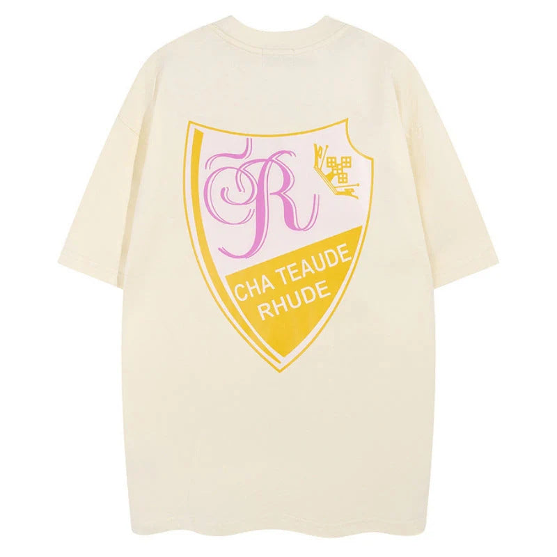 Rhude T Shirt Leopard Print Short Sleeve T-Shirt