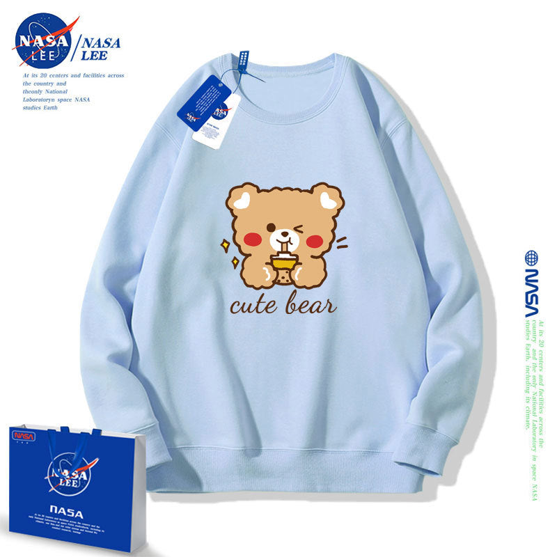 Nasa Children Hoodie Nasa Children'S Round Neck Sweater Spring And Autumn Loose