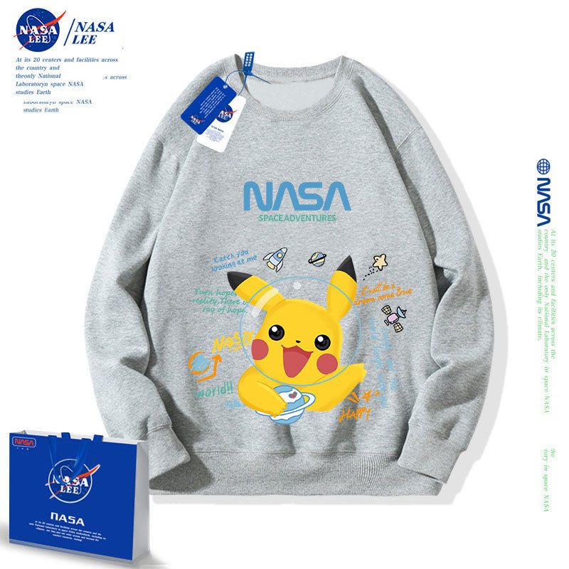Nasa Children Hoodie Nasa Children'S Round Neck Sweater Spring And Autumn