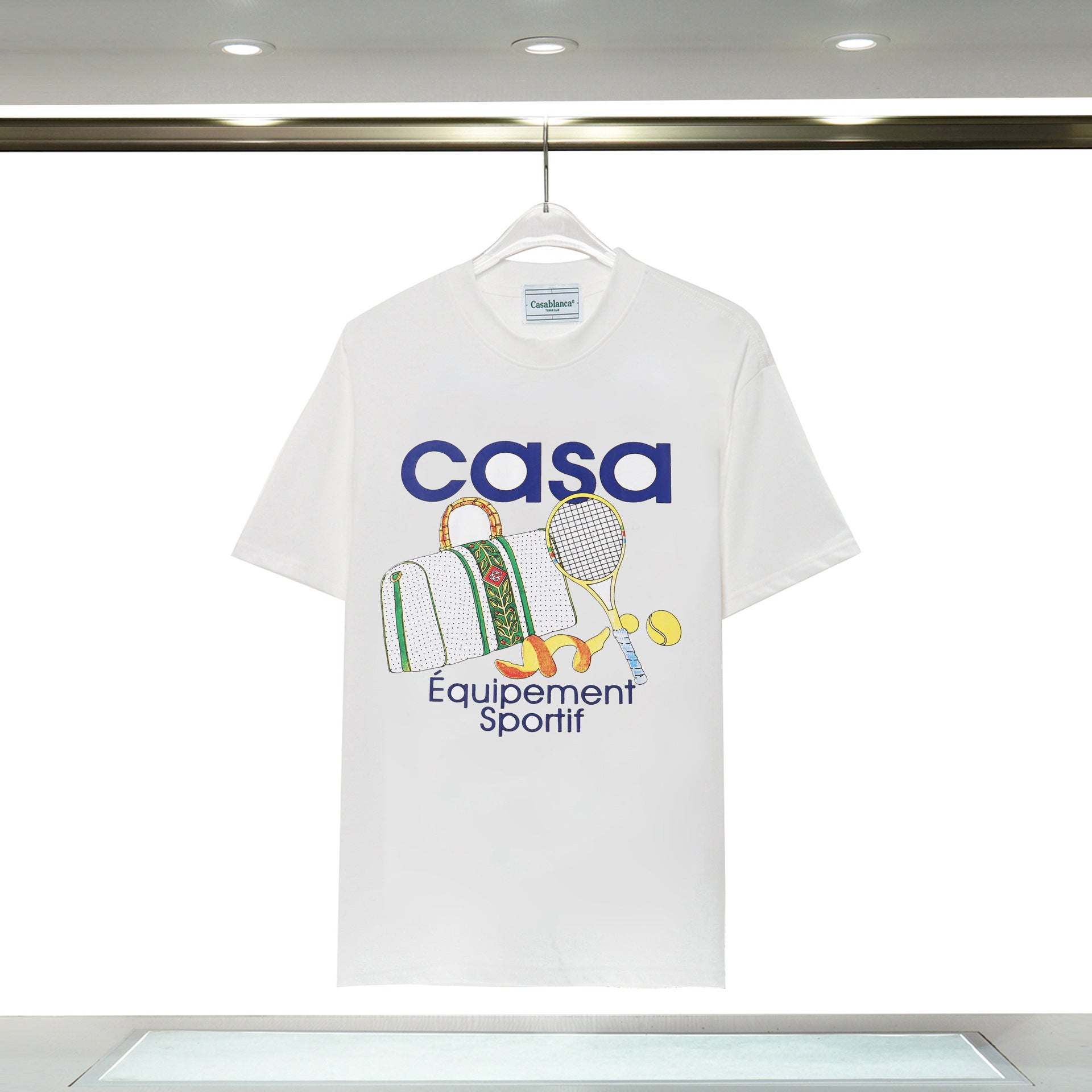 Casablanca T Shirts Rainbow Gate Alphabet