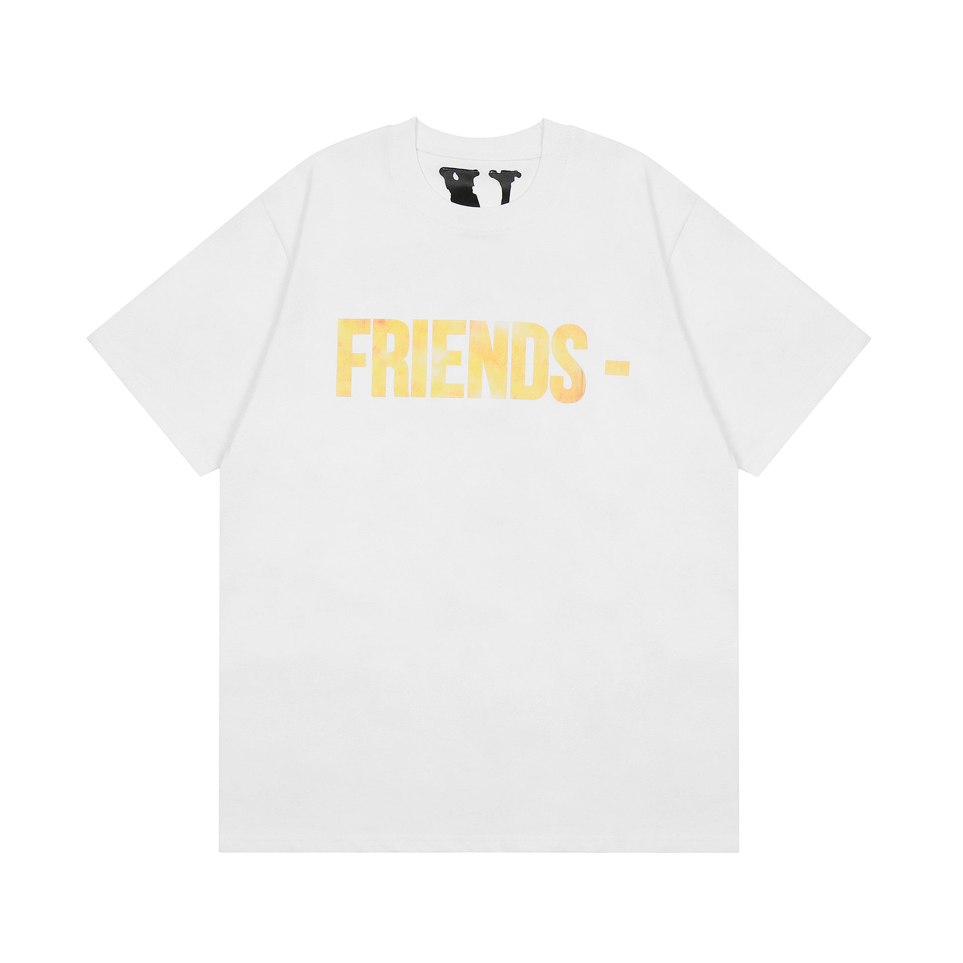 Vlone T Shirt Spring/Summer Pattern Crew Neck Short Sleeve