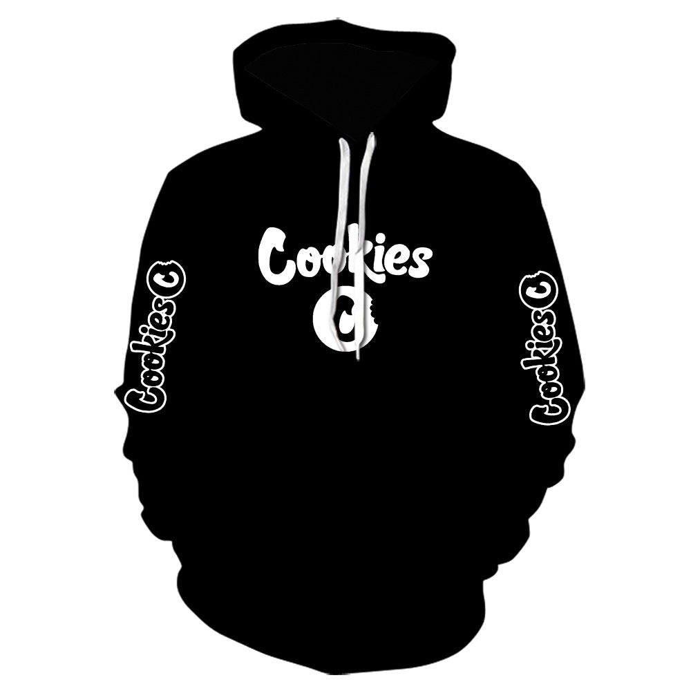 Cookies Hoodie Digital Printed Hood Sweater