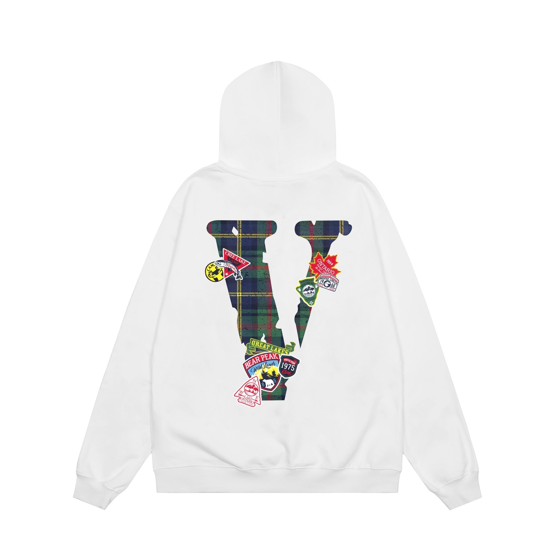 Vlone Hoodie Autumn and Winter Pullover Hooded Sweater Men