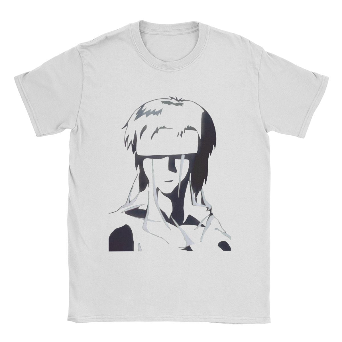 Ghost In The Shell Men T Shirts Anime Manga Casual T-Shirt