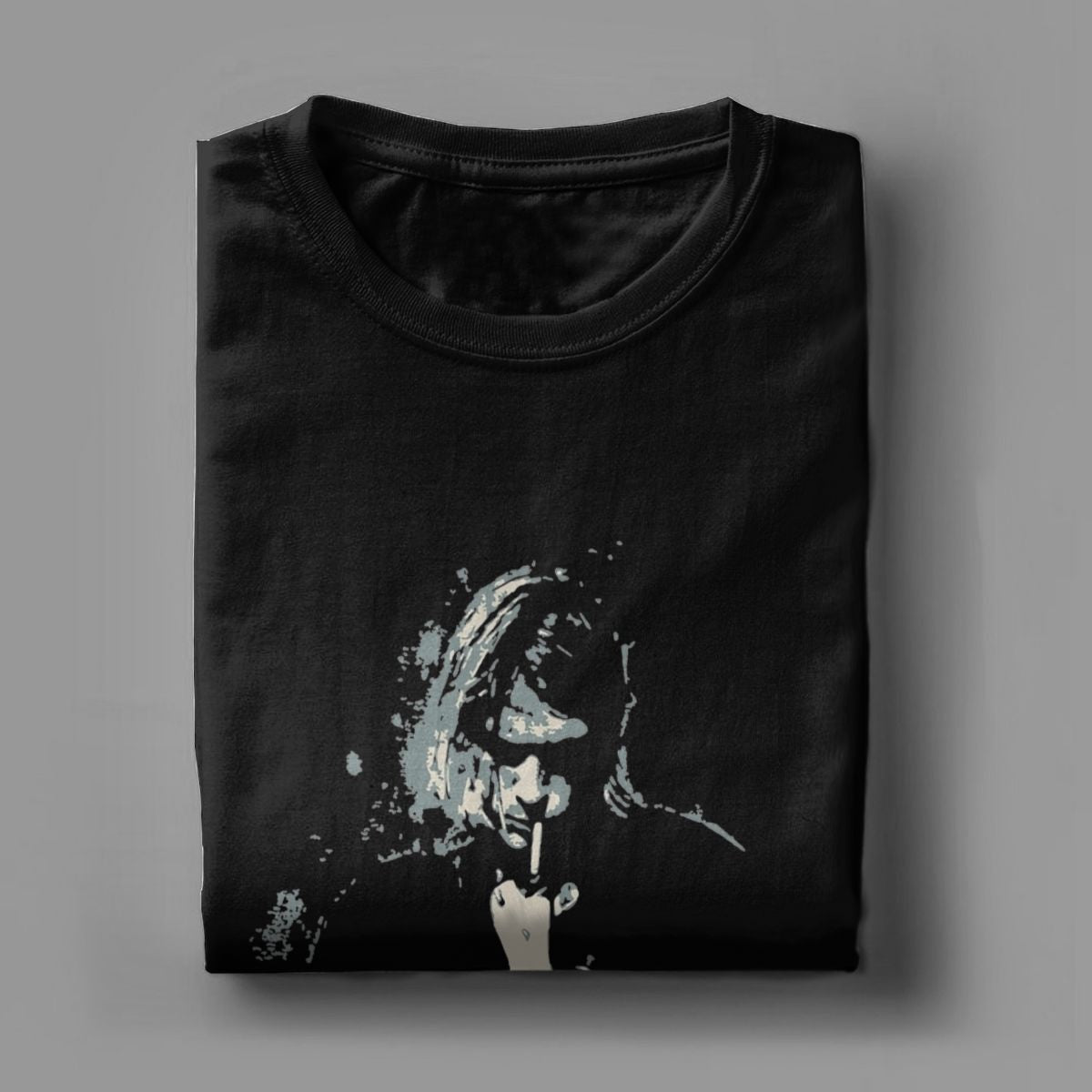 Men's Kurt Cobain Guitar T Shirts Cotton Clothes Amazing