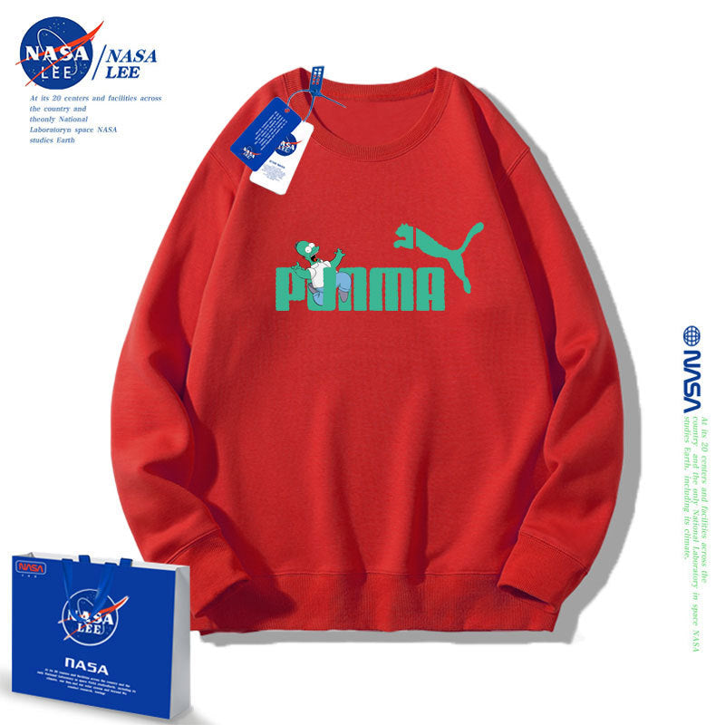 Nasa Children Hoodie Children'S Clothing Autumn Loose Round Neck Sweater
