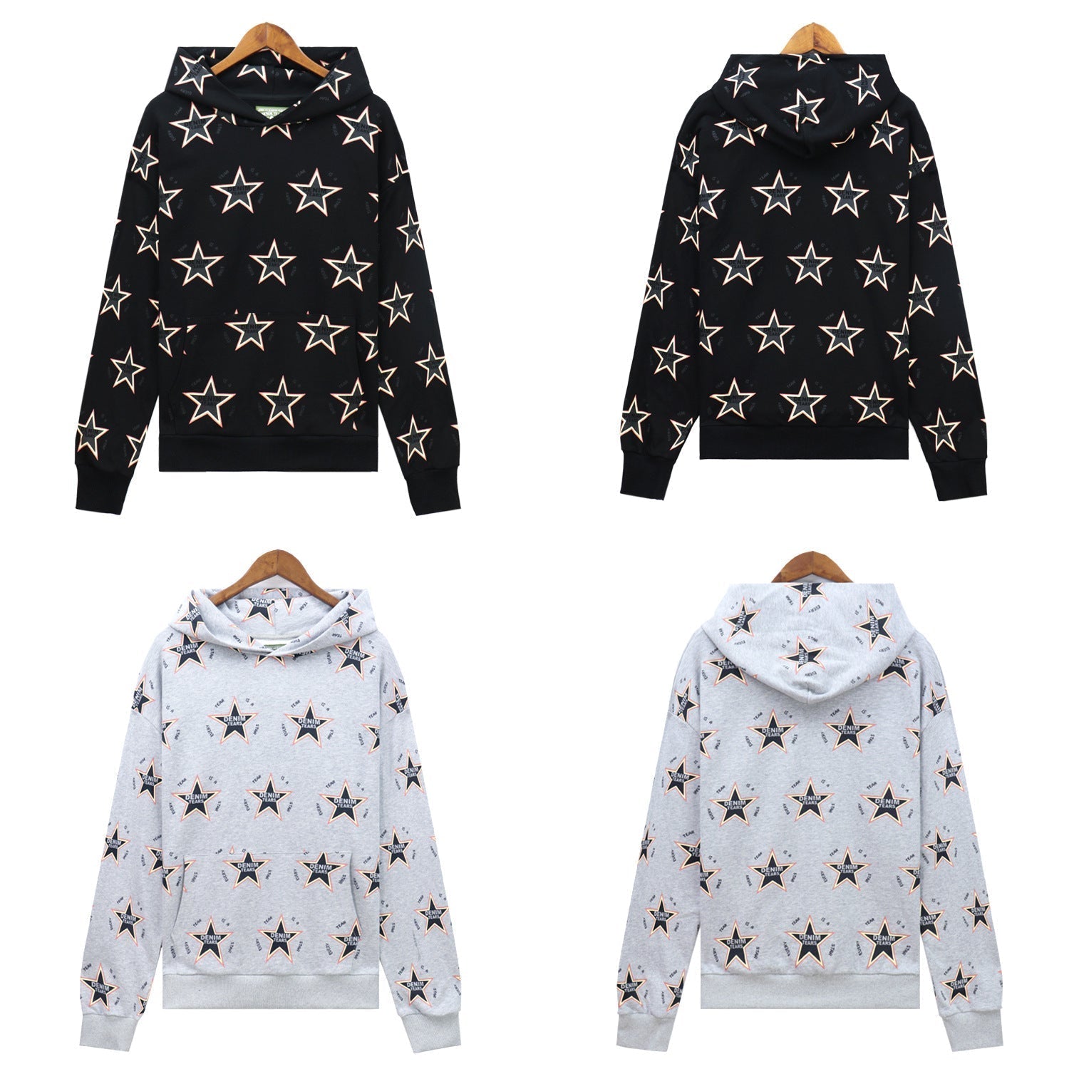 Denim Tears Outfit:Hoodie/Sweatpants (Separate Purchase Options) D.T Kapok Hooded Sweater Trousers Sports Suit