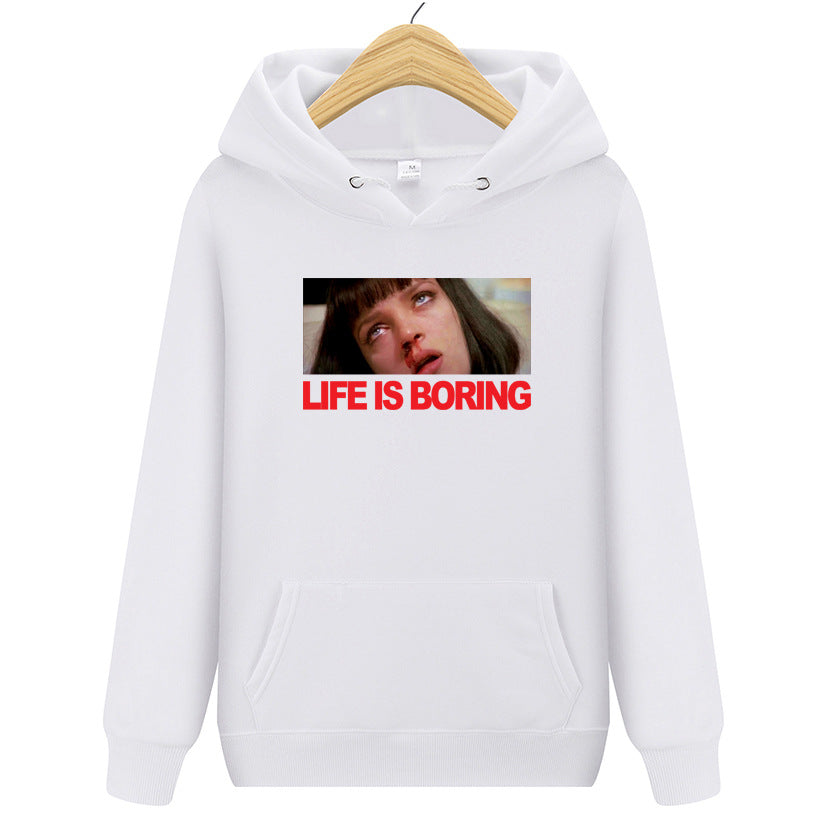 Adolescence Sweatshirt Sweatshirt Printing plus Velvet Hoodie