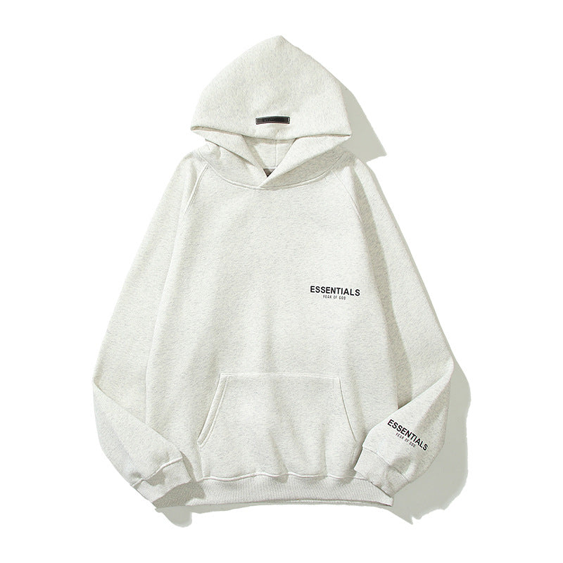 Kanye West Sunday Service Hoodie Fog Hooded Sweater Fleece-Lined Reflective Couple Sweater