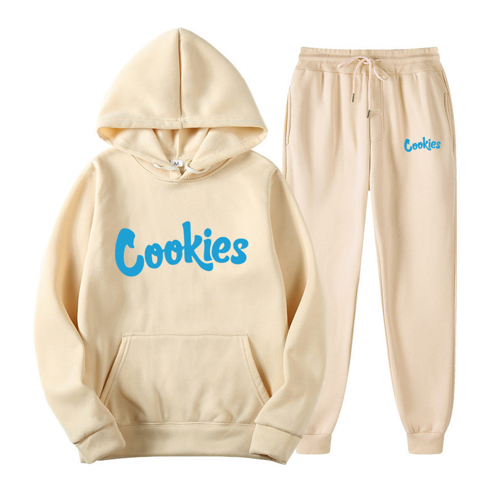 Cookies Hoodie Printed Pullover Suit