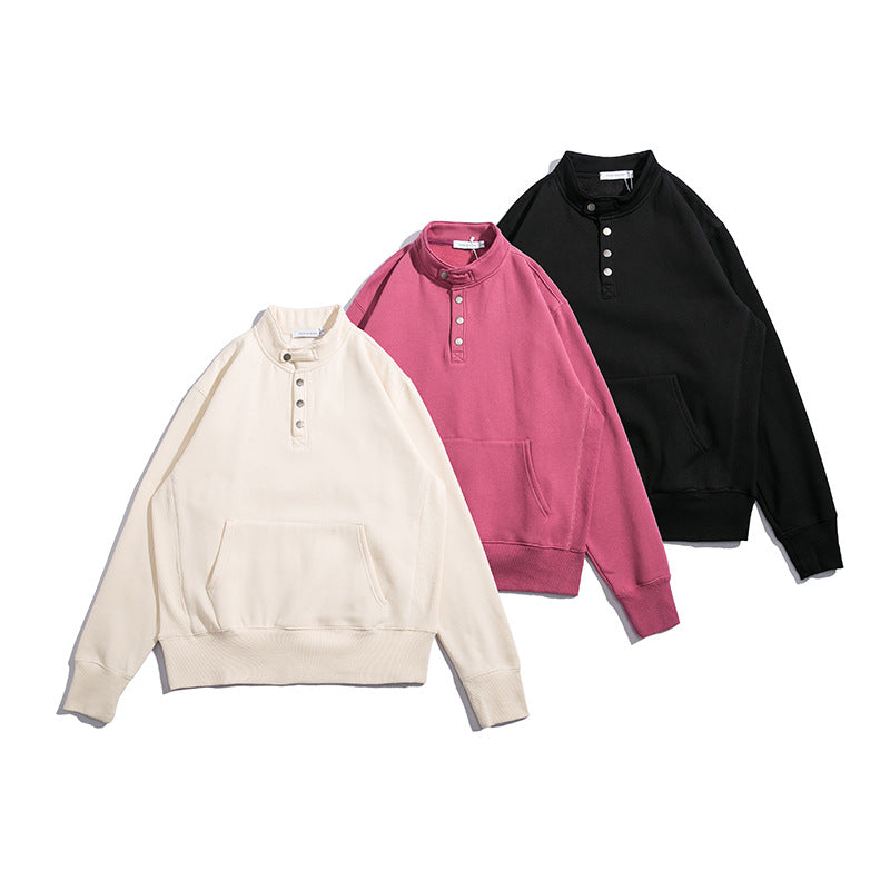 Man Fall Men's Hoodie Long Sleeve Loose Casual with Big Pockets Top