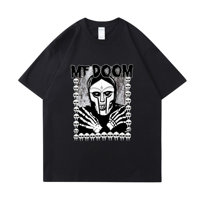 Mf Doom T Shirt Men's and Women's Crew Neck Summer Short Sleeve