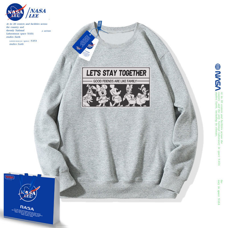 Nasa Children Hoodie Nasa Children'S Round Neck Sweater Spring And Autumn Loose