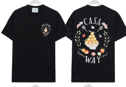 Casablanca T Shirts Rainbow Gate Alphabet