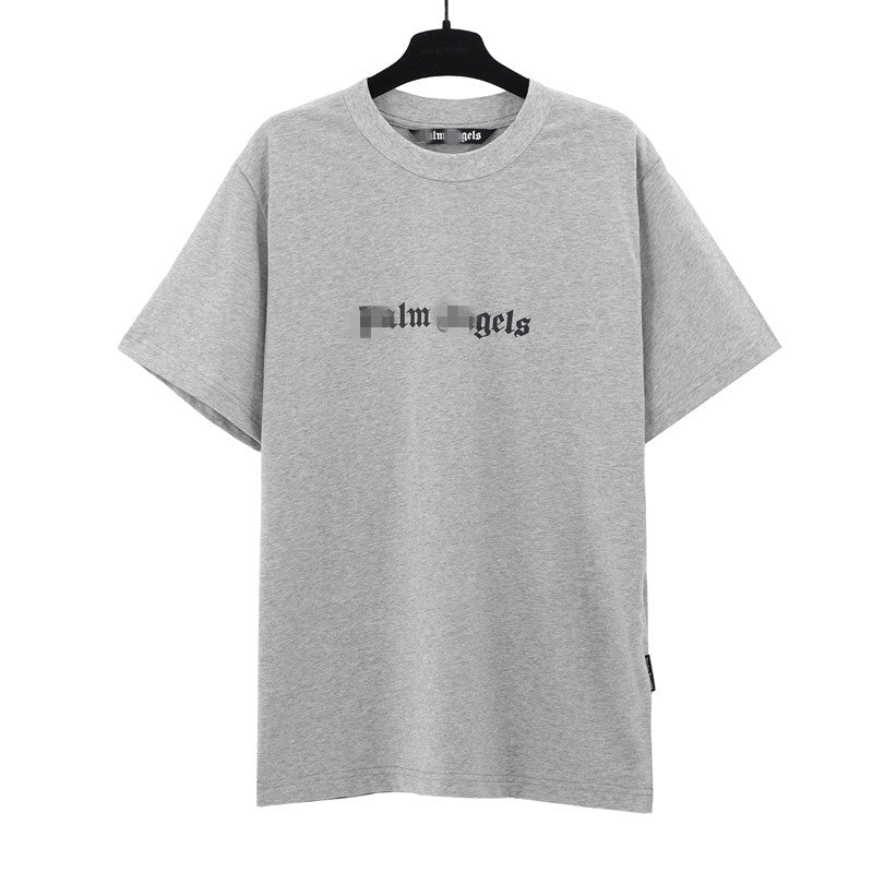 Palm Angels T Shirts Simple Letter Print Short Sleeve T-Shirt