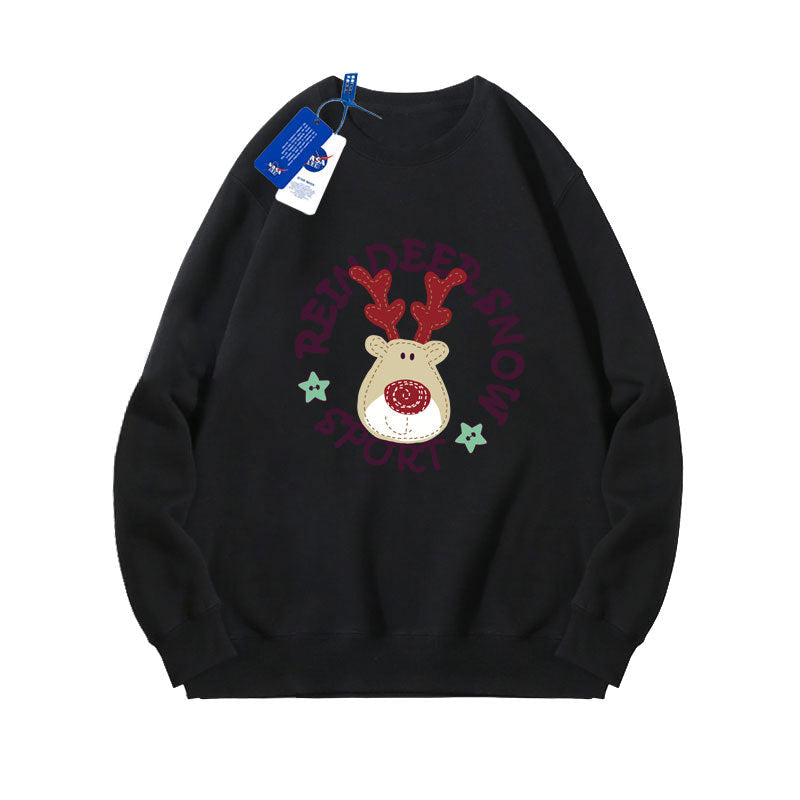 Nasa Children Hoodie Nasa Joint-Name Sweater Autumn Round Neck Loose Casual