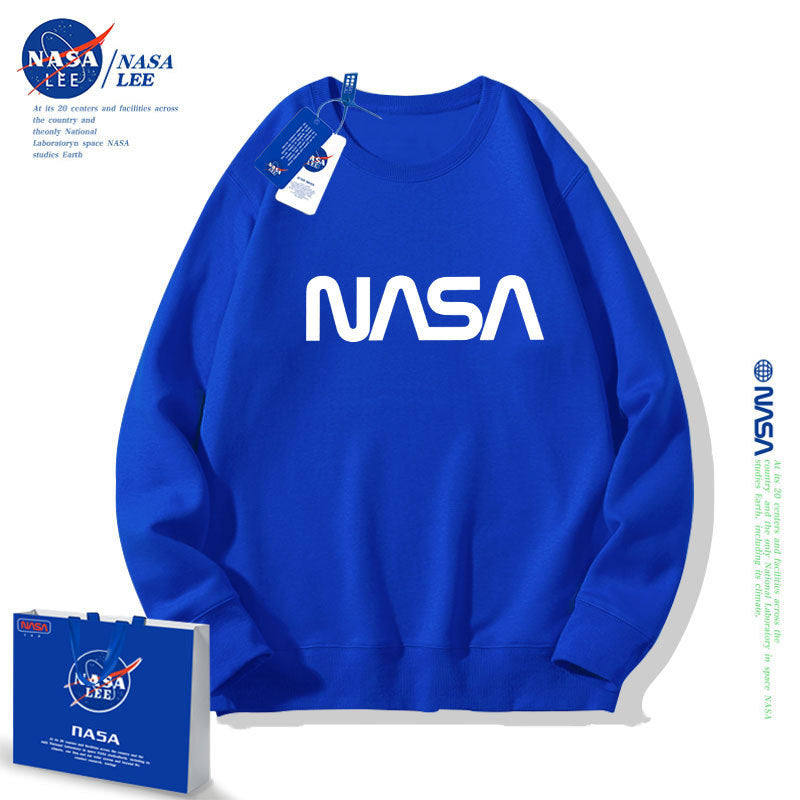 Nasa Children Hoodie Nasa Joint Name Children'S Round Neck Sweater Spring And Autumn Loose