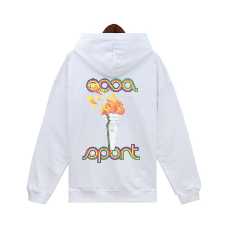 Casablanca Hoodie Autumn/Winter Letter Print Hooded Sweater