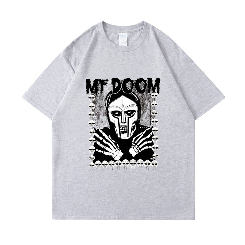 Mf Doom T Shirt Men's and Women's Crew Neck Summer Short Sleeve