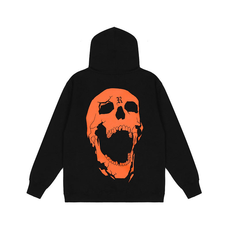 Revenge Hoodie Skull Puff Print Hooded