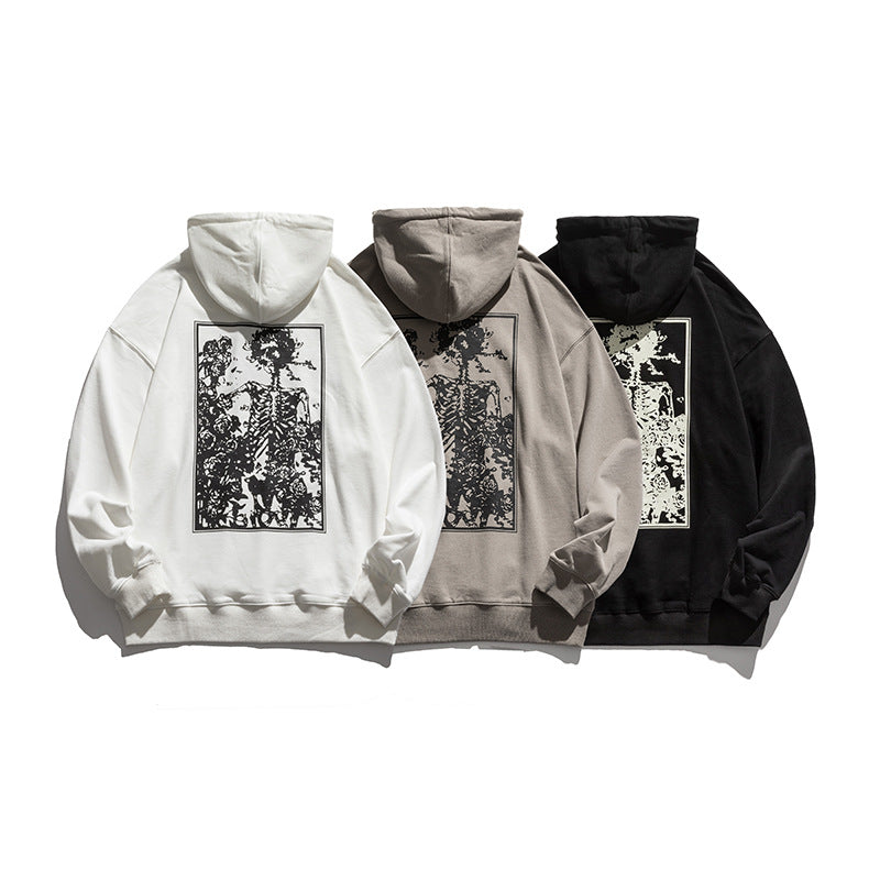 Men's Graphic Hoodies Men's Autumn Printed Hoodie Men's and Women's Casual Top