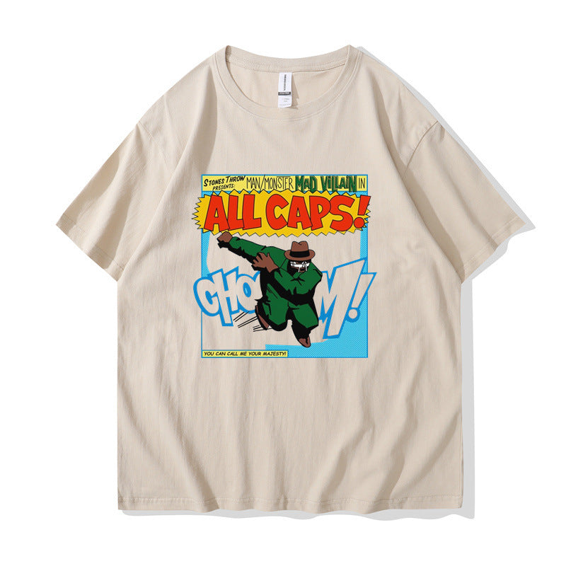 Mf Doom T Shirt Men's Fashion Pattern Personalized Printing